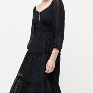 J. Crew Nomi Dress (Poly Clip Dot)